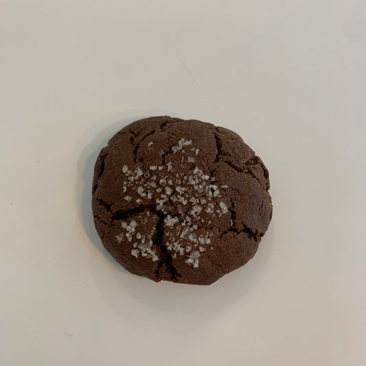 Cookies de Chocolate negro & escamas de sal